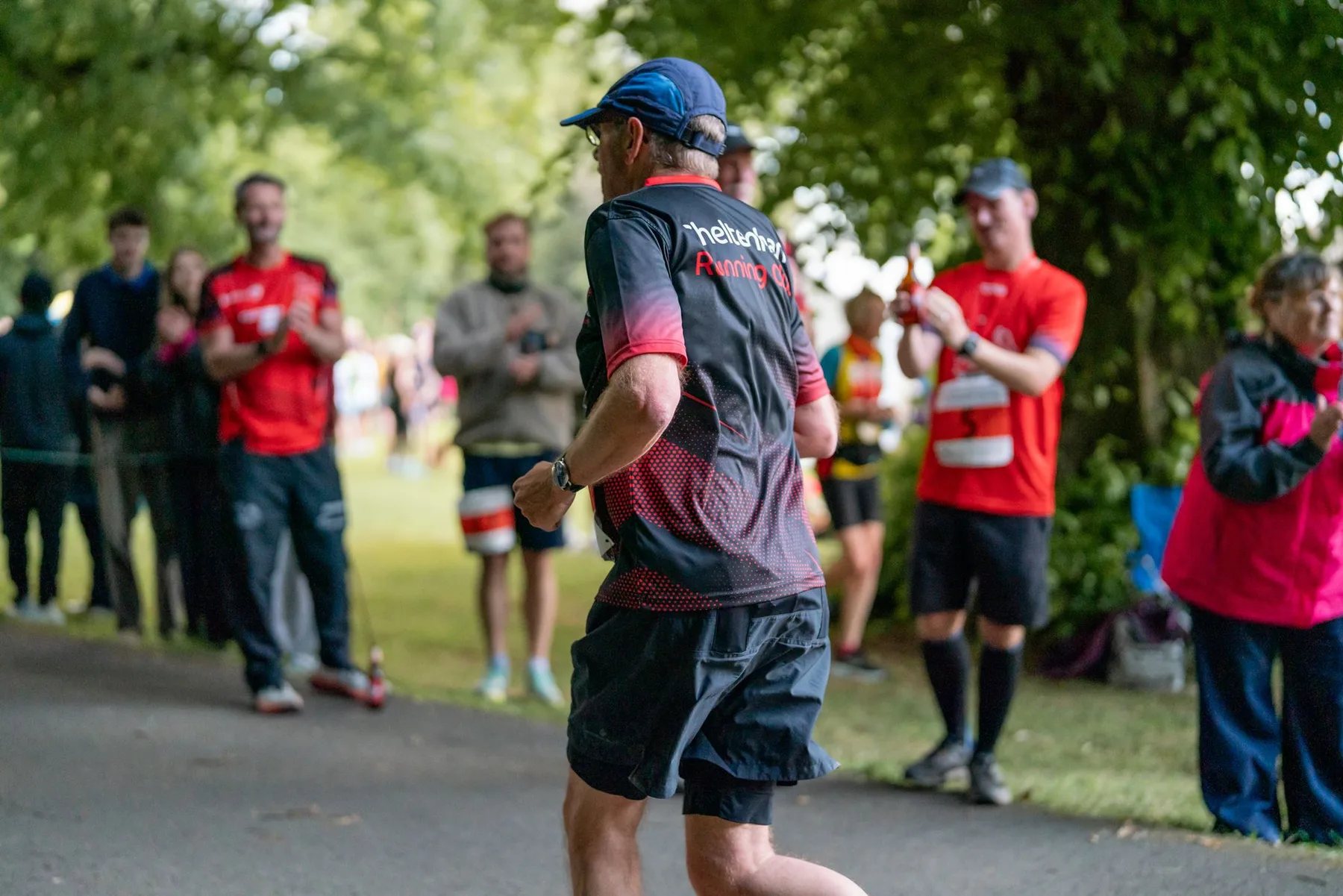 CRWC members supporting runners at a local event