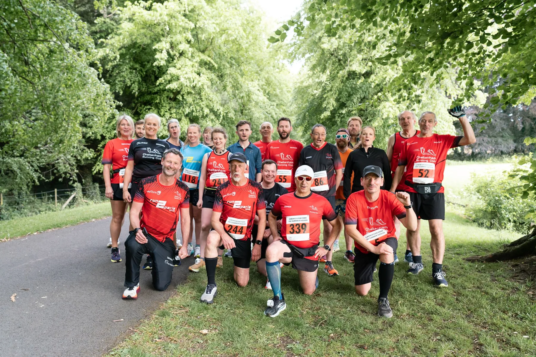 CRWC race team smiling together after a local event
